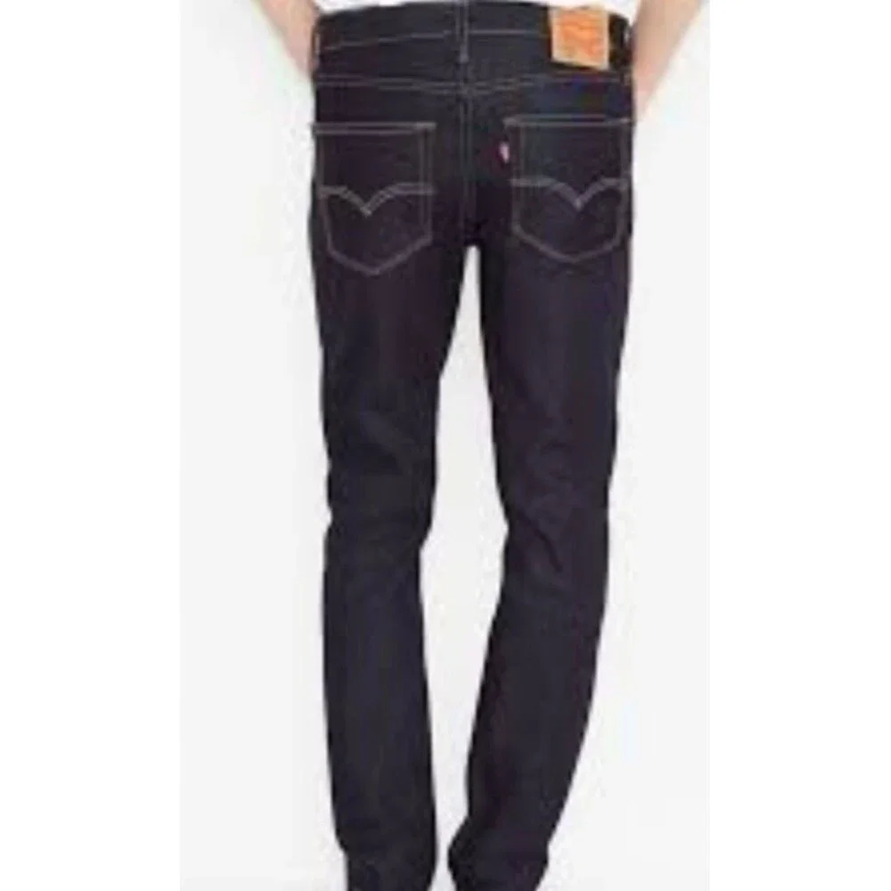 Levi’s Men’s 511 Slim Fit Straight Jeans Dark Hollow Stretch 36W x 32L 045111042